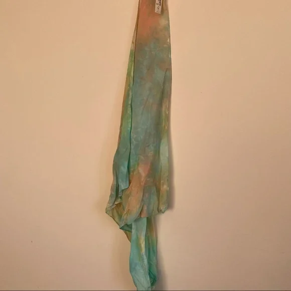 NWT || Madewell || Silk Tie Dye Scarf - Picture 5 of 6